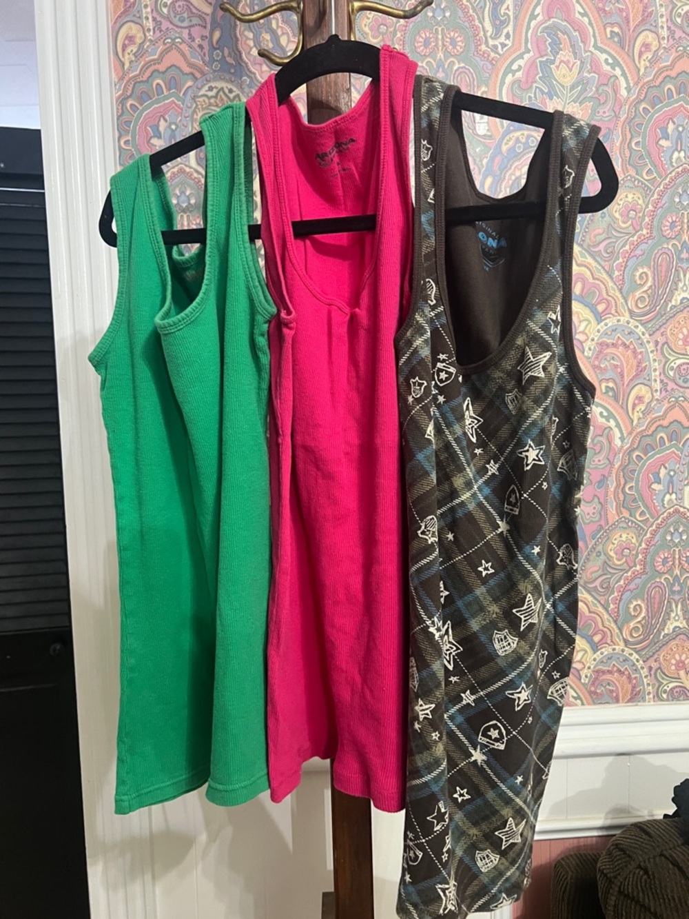 Arizona & Magellan Ribbed Tank Tops trio